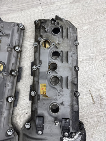 2008-2013 BMW E90 E92 E93 M3 S65 V8 Valve Covers Pair LH RH 7838268 7838267
