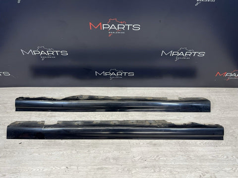 01-06 BMW E46 M3 Rocker Panel Side Skirts OEM Carbon Black *Notes*