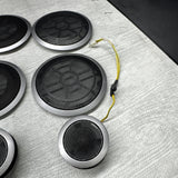 07-13 BMW E92 E93 3-Series 2dr Front Rear Door Individual Speaker Covers Trims