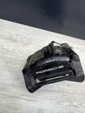 PORSCHE MACAN 15-19 REAR LEFT DRIVER SIDE BRAKE CALIPER BLACK OEM