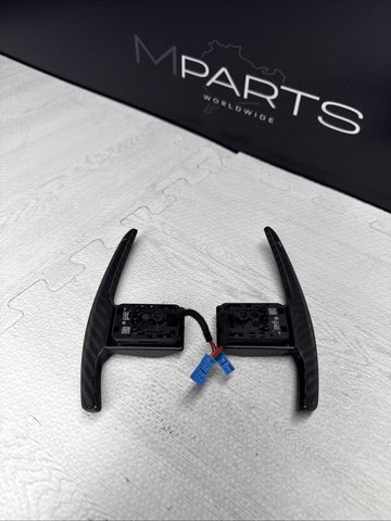 15-20 BMW F80 F82 F83 F87 M2 M3 M4 DCT Steering Wheel Paddle Shifters Levers OEM