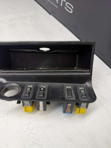 BMW E36 Center Console Panel Bezel Storage Cubby Alarm LED Heated Seats LM33 OEM