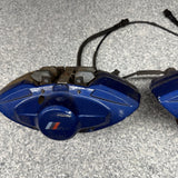 BMW 15-20 F80 F82 F83 M3 M4 Rear Brake Calipers OEM Blue