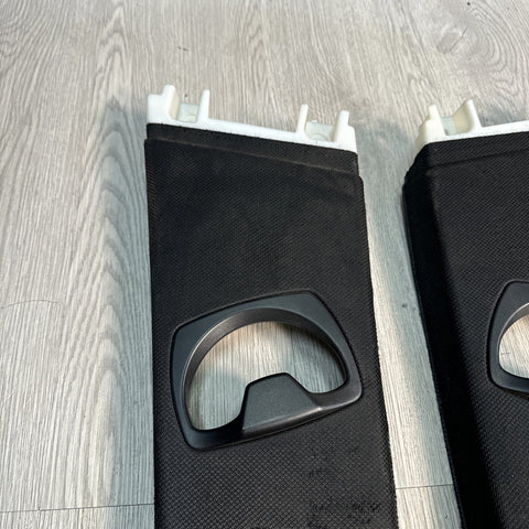 15-19 BMW F80 M3 BLACK HEADLINER B PILLAR TRIM COVER PANEL SET OEM