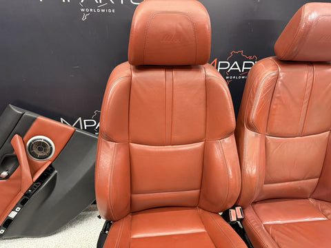 08-13 BMW E90 M3 OEM Sedan Complete Interior Fox Red Seats