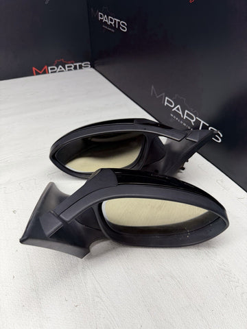 08-13 BMW E92 E93 M3 Left Right Fold Mirrors Matte Black / Black