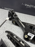 01-06 BMW E46 M3 Convertible Interior Armrests Trim Set Titan Shadow *Notes*