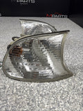 DEPO M3 Clip-On Clear Corner Signal Lights 2001 BMW E46 M3
