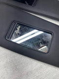 11-16 OEM BMW F10 535 M5 Interior Sun Visors Anthracite Black Alcantara