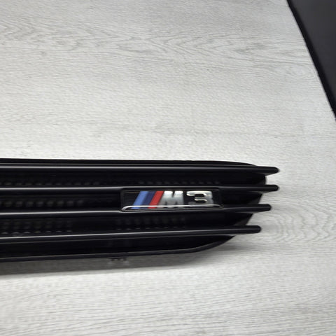 01-06 BMW E46 M3 Fender Vent Passenger Grill Trim Genuine OEM Painted Black