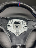 08-13 BMW E90 E92 E93 M3 OHC Carbon fiber Steering Wheel Tri Stitched Manual