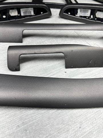 01-06 BMW E46 M3 Convertible Interior Armrests Trim Set Titan Shadow Grey
