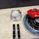 NEW 01-06 BMW E46 M3 BREMBO Big Brake Kit Red Calipers Rotors Set Plug & Play