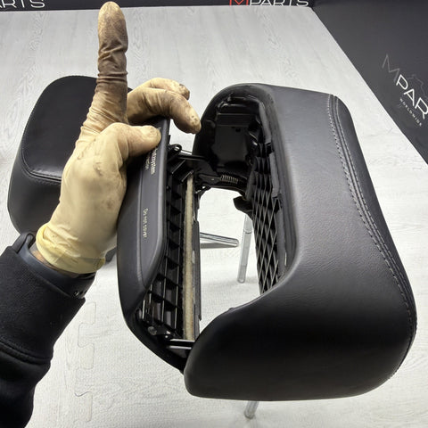 2001-2006 BMW E46 M3 Convertible Black Rear Headrests Head Rests Pair