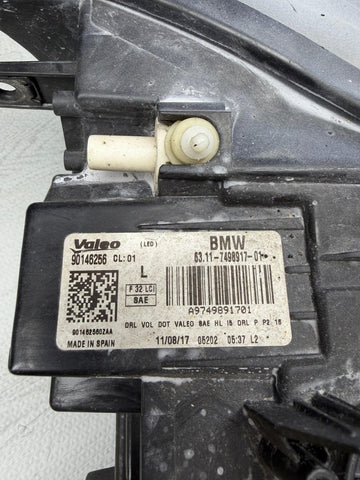 2018–2020 BMW 4 Series F32/F36 / M3-M4 LCI Left Driver LED Headlight OEM 7498917