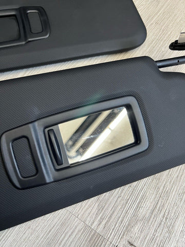 18-23 BMW X3M X4M X3 X4 Front Sun Visors Set OEM Black