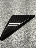 Porsche 22-25 718 GT4RS Carbon Fiber Mirror Cap Interior Cover OEM 3B10201