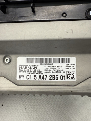 BMW F15 F30 F32 F33 F36 F80 F82 M3 M4 NBT HU EVO Headunit Radio Black Label