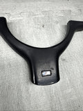 OEM 01-06 BMW E46 M3 Lower Steering Wheel Trim Cover Plate Black