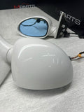 01-06 BMW E46 M3 Side View Door Mirrors Pair Alpine White