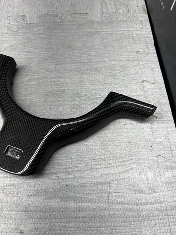 BMW E46 M3 01-06 Carbon Fiber Steering Wheel Lower Trim