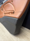 01-06 BMW E46 M3 PASSENGER RIGHT SIDE DOOR PANEL CARD CINNAMON OEM