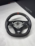 BMW 08-13 E90 E92 E93 M3 DCT Flatbottom Steering Wheel Rewrapped