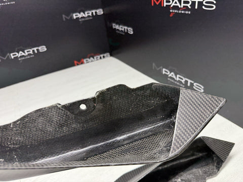 BMW 21-26 G80 G82 G83 M3 M4 Front Bumper Lower Molding Splitters Carbon Fiber