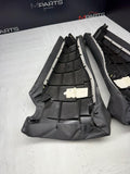 01-06 BMW E46 M3 Coupe Rear Seat Backrest Side Bolster Pair Black Napa OEM