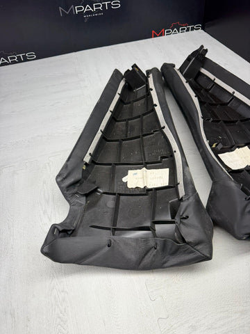 01-06 BMW E46 M3 Coupe Rear Seat Backrest Side Bolster Pair Black Napa OEM