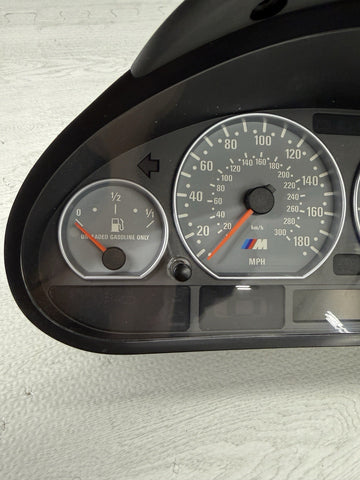 2001-2006 BMW E46 M3 Instrument Cluster Speedometer Spedometer SMG
