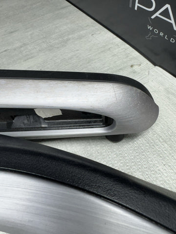 01-06 BMW E46 M3 Convertible Interior Armrests Trim Set Brushed Aluminum *Notes*