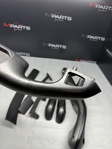 01-06 BMW E46 M3 Convertible Interior Armrests Trim Set Titan Shadow Grey