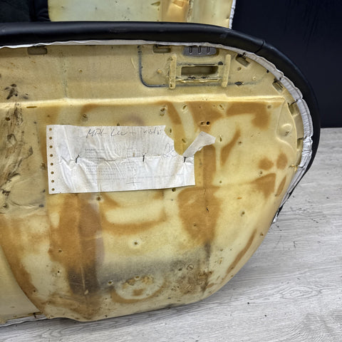 95-99 BMW E36 M3 Sedan Rear Bench + Folding Backrest Back Rest Seats Black *Rip*