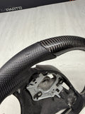 Carbon Fiber Custom BMW 08-13 E90 E92 E93 M3 Leather Steering Wheel DCT