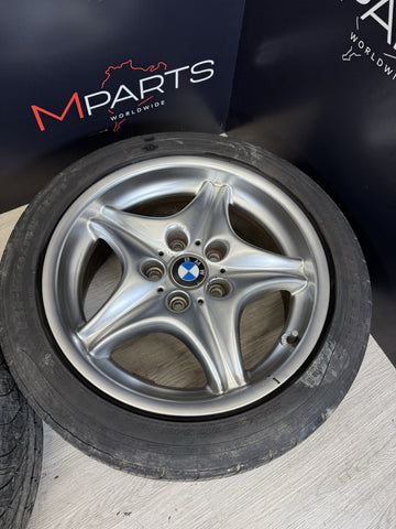 1998-2002 BMW Z3 M Roadster Coupe 17" Staggered Style 40 Road Star Wheel Set OEM