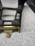 95-99 BMW E36 M3 Lower Dash Center Console Housing Panel Support Black Sedan