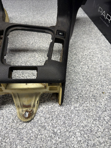 95-99 BMW E36 M3 Lower Dash Center Console Housing Panel Support Black Sedan