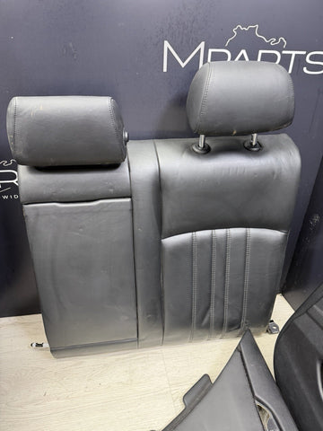 BMW F10 M5 11-16 FRONT HEATED ACTIVE SEATS BLACK MERINO DOOR PANELS BENCH 71k