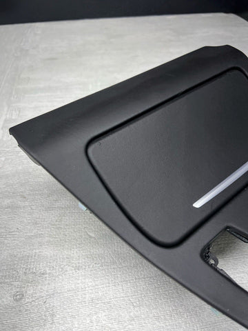 13-16 BMW F10 M5 Center Console Cover Panel Bezel Trim Leather Black