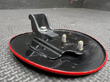10-15 Ferrari 458 Italia Gas Filler Cap Cover Trim Housing Nero Daytona Wrapped