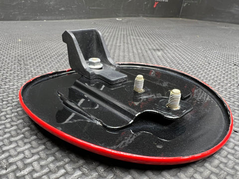 10-15 Ferrari 458 Italia Gas Filler Cap Cover Trim Housing Nero Daytona Wrapped