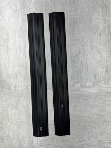 OEM BMW E36 M3 Sedan Front & Rear Left Right Door Sill Trim Cover Set Black