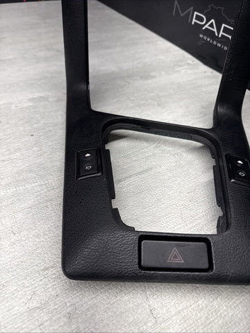 92-99 BMW E36 3 Series Center Console Armrest Trim Cover Black Coupe