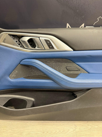 BMW 21-26 G82 G83 M4 Coupe Front Right Passenger Side Door Panel Fjords Blue