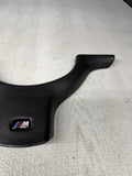 01-06 BMW E46 M3 Lower Steering Wheel Trim Cover Plate Leather