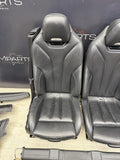 15-20 BMW F83 M4 Convertible Interior Seats & Panels Leather Black *Notes*