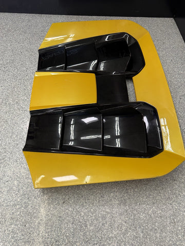 16-24 Lamborghini Huracan Spyder Rear Engine Hood Bonnet Yellow