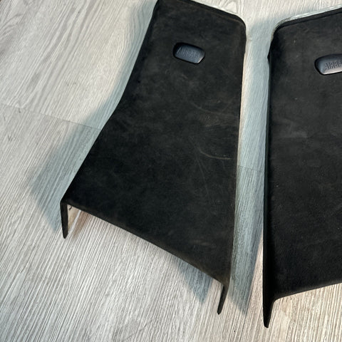 13-19 BMW F06 M6 Gran Coupe Alcantara B PILLARS TRIMS PANELS OEM