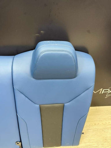 21-26 BMW G82 M4 Coupe Interior Rear Back Seat Back Rest Seats Fjords Blue
